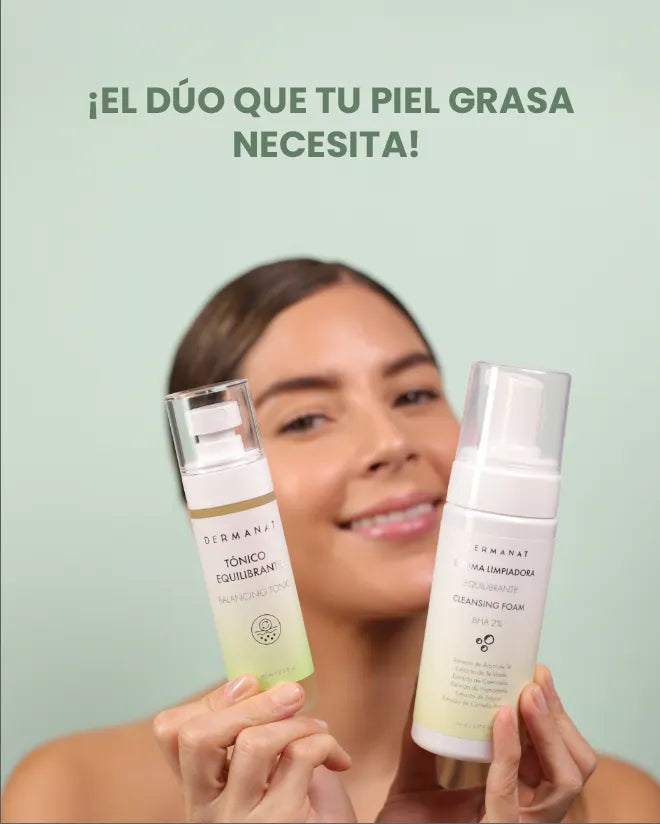 ¡Dile Adiós al Exceso de Grasa! El Dúo Equilibrante que Transformará Tu Piel