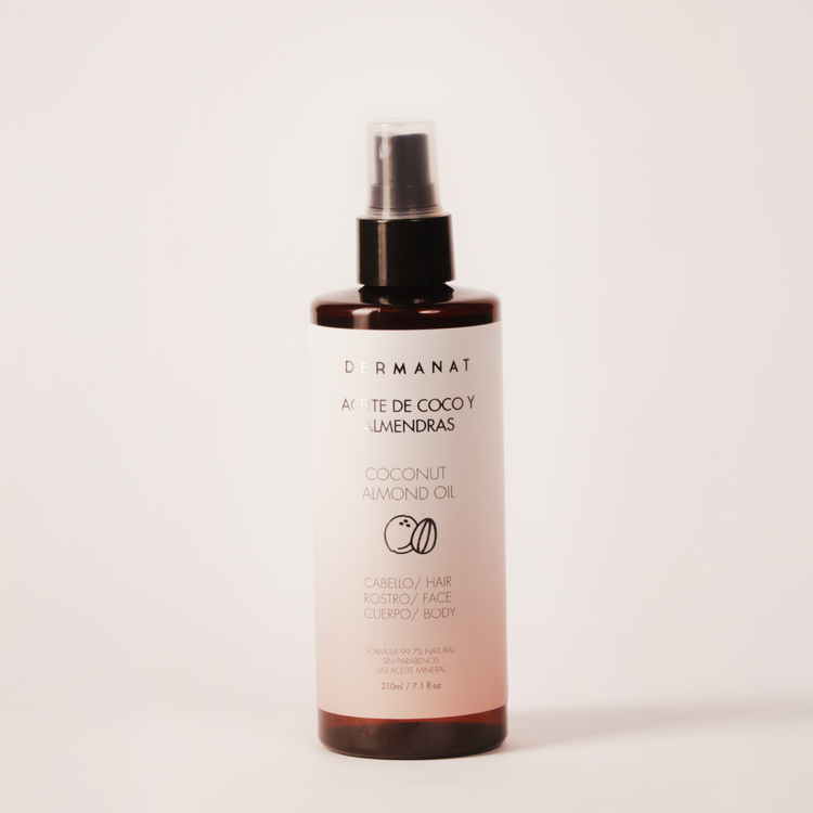 Aceite de coco y almendras