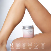 Promesas de valor del exfoliante corporal Body scrub Dermanat