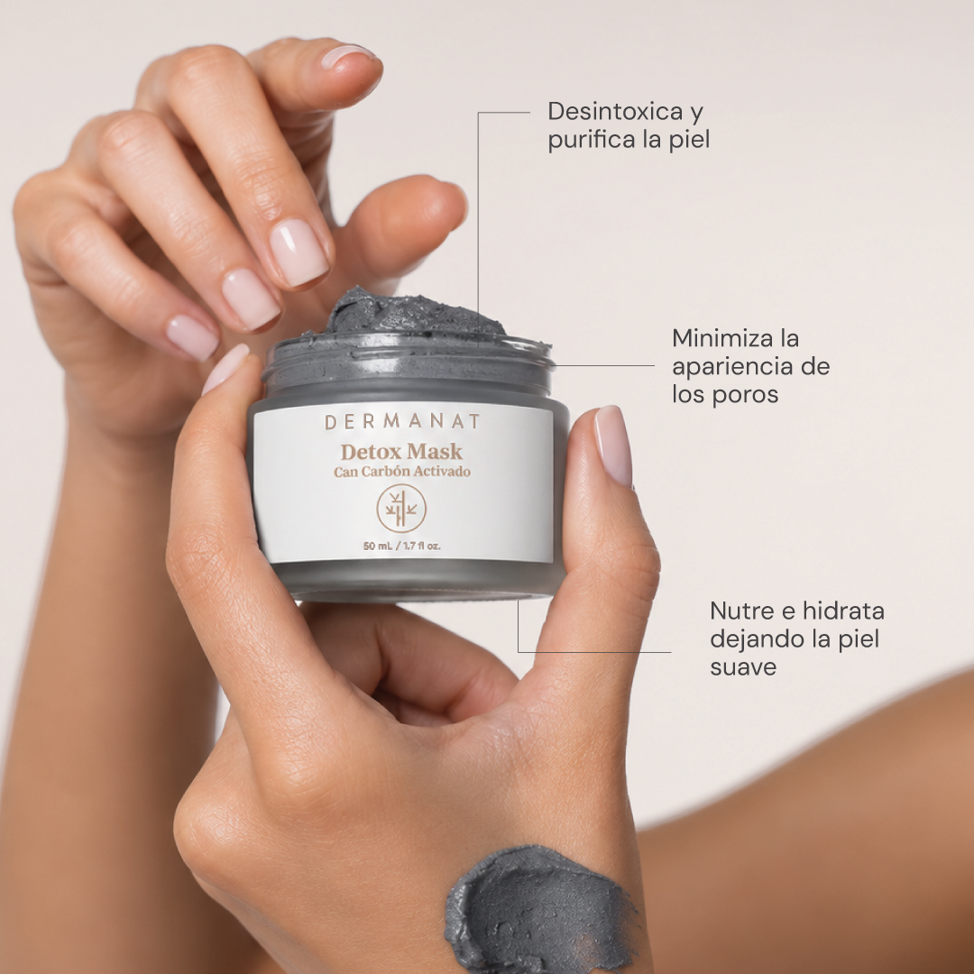 DETOX MASK - MASCARILLA CON CARBÓN ACTIVADO | DERMANAT