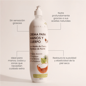 CREMA CON ACEITE DE COCO Y MANTECA DE KARITÉ | DERMANAT