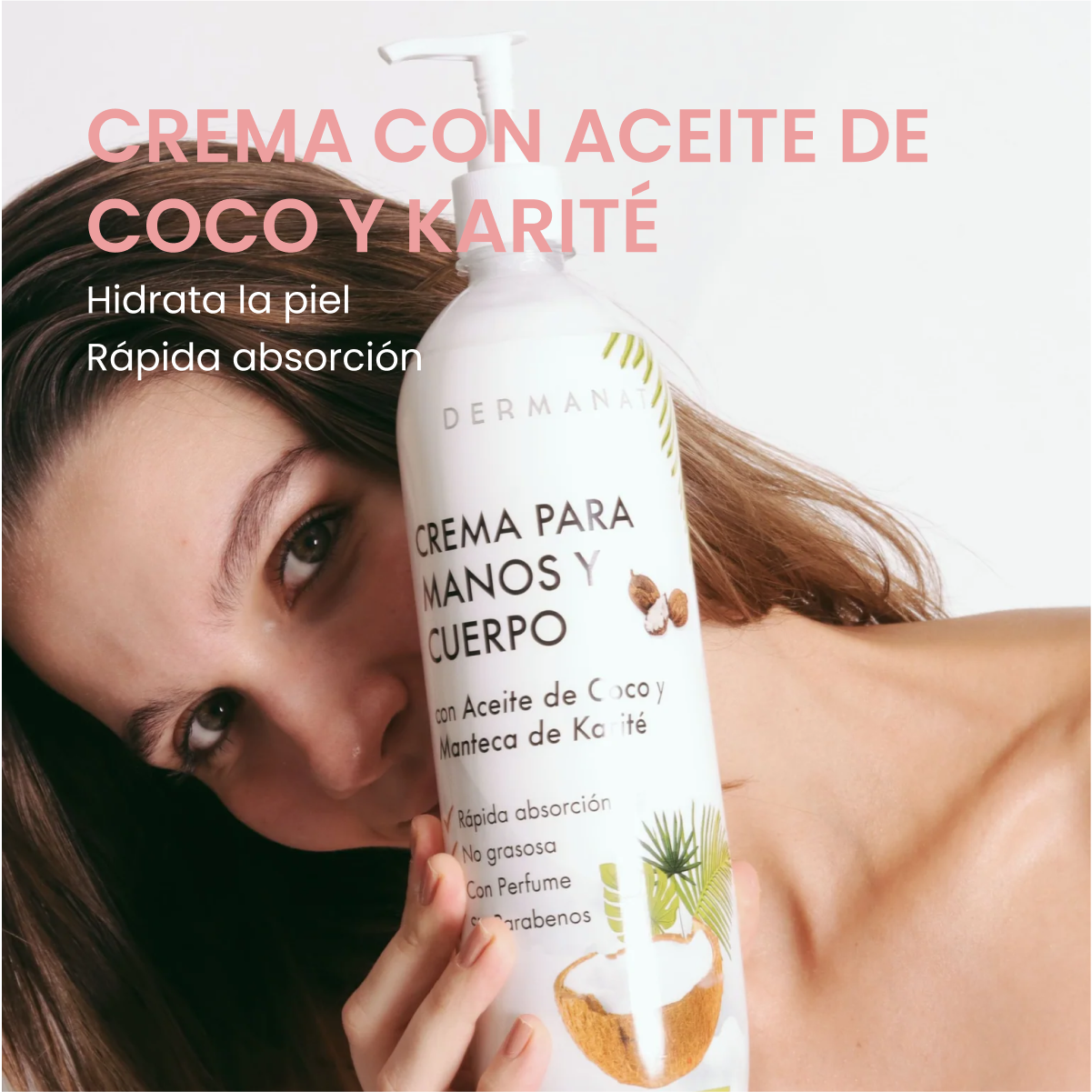 CREMA CON ACEITE DE COCO Y MANTECA DE KARITÉ | DERMANAT