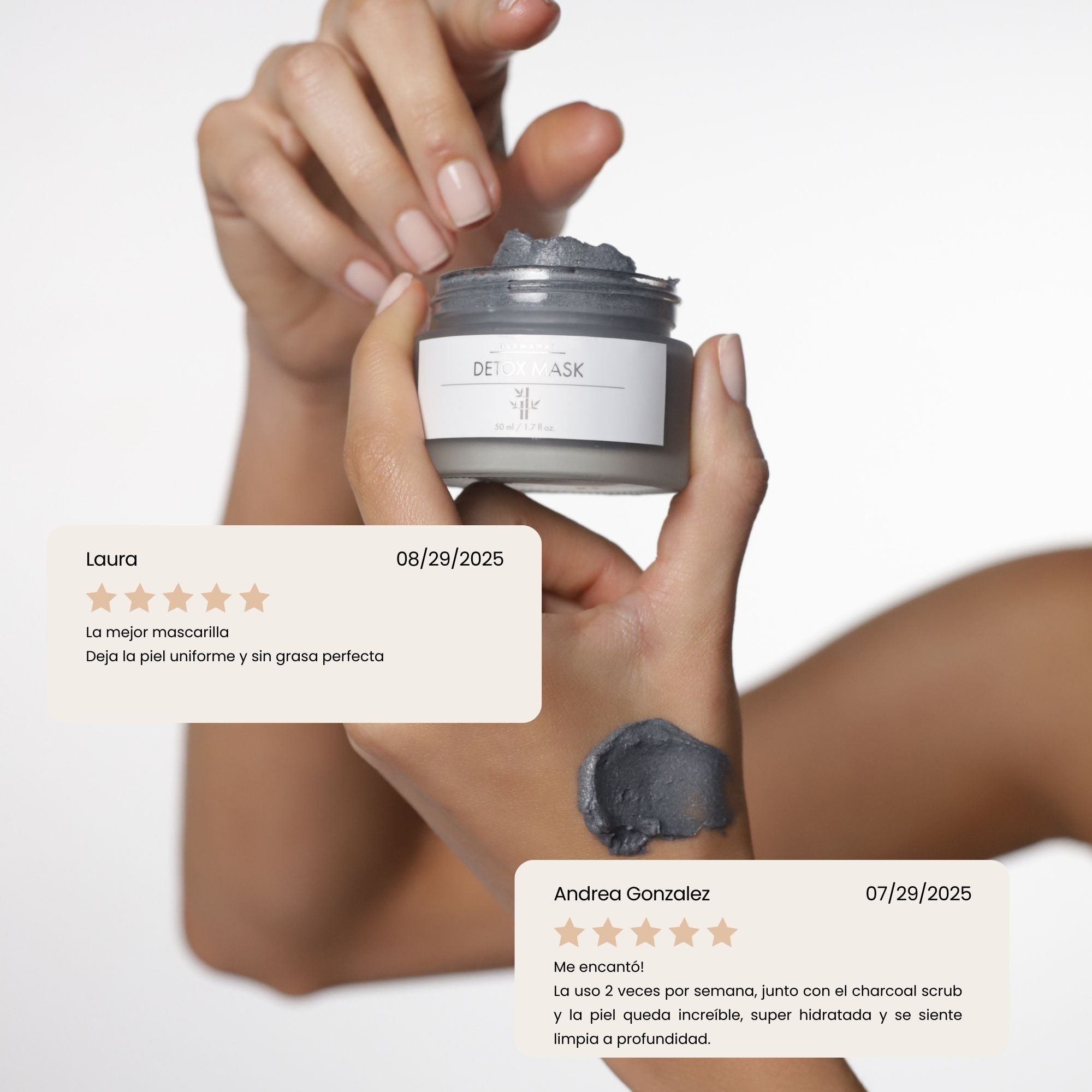 DETOX MASK - MASCARILLA CON CARBÓN ACTIVADO | DERMANAT