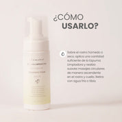 Como usar la Espuma limpiadora equilibrante para piel mixta a grasa Dermanat