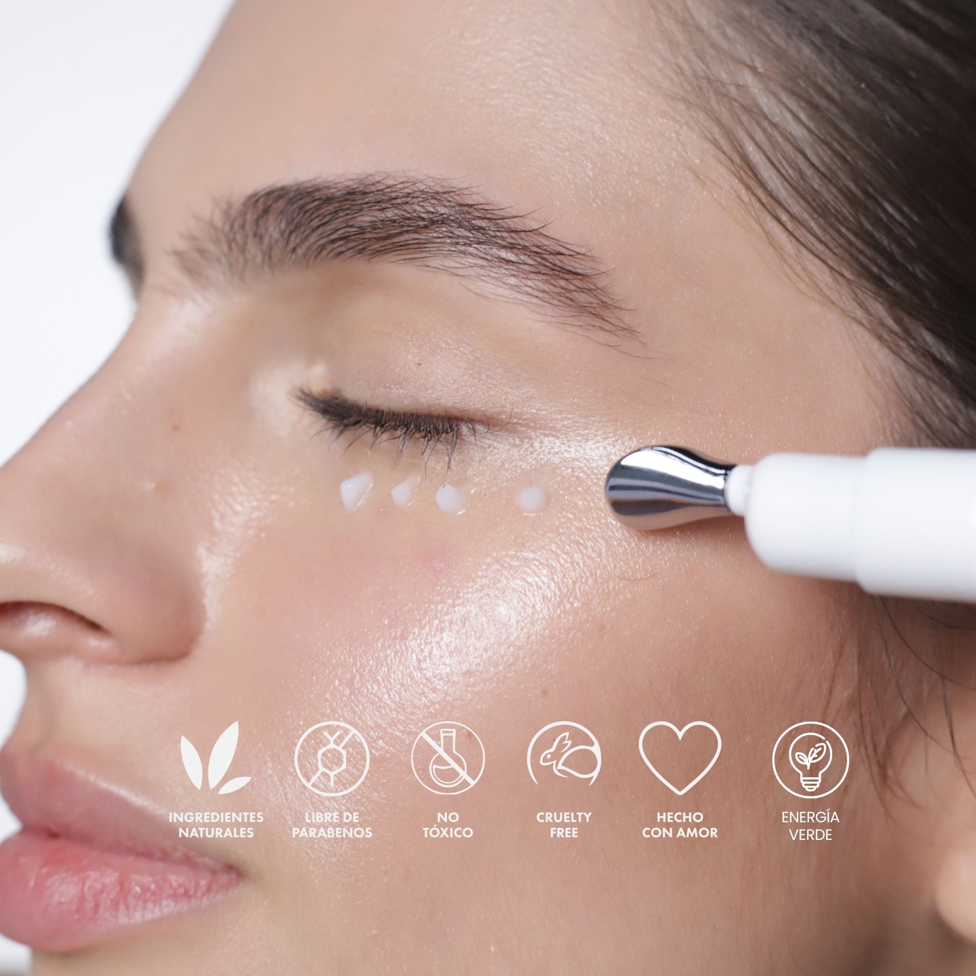 Promesas de valor del Gel contorno de ojos Dermanat