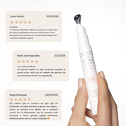 Testimonios del Gel contorno de ojos con cafeína y ácido hialurónico Dermanat