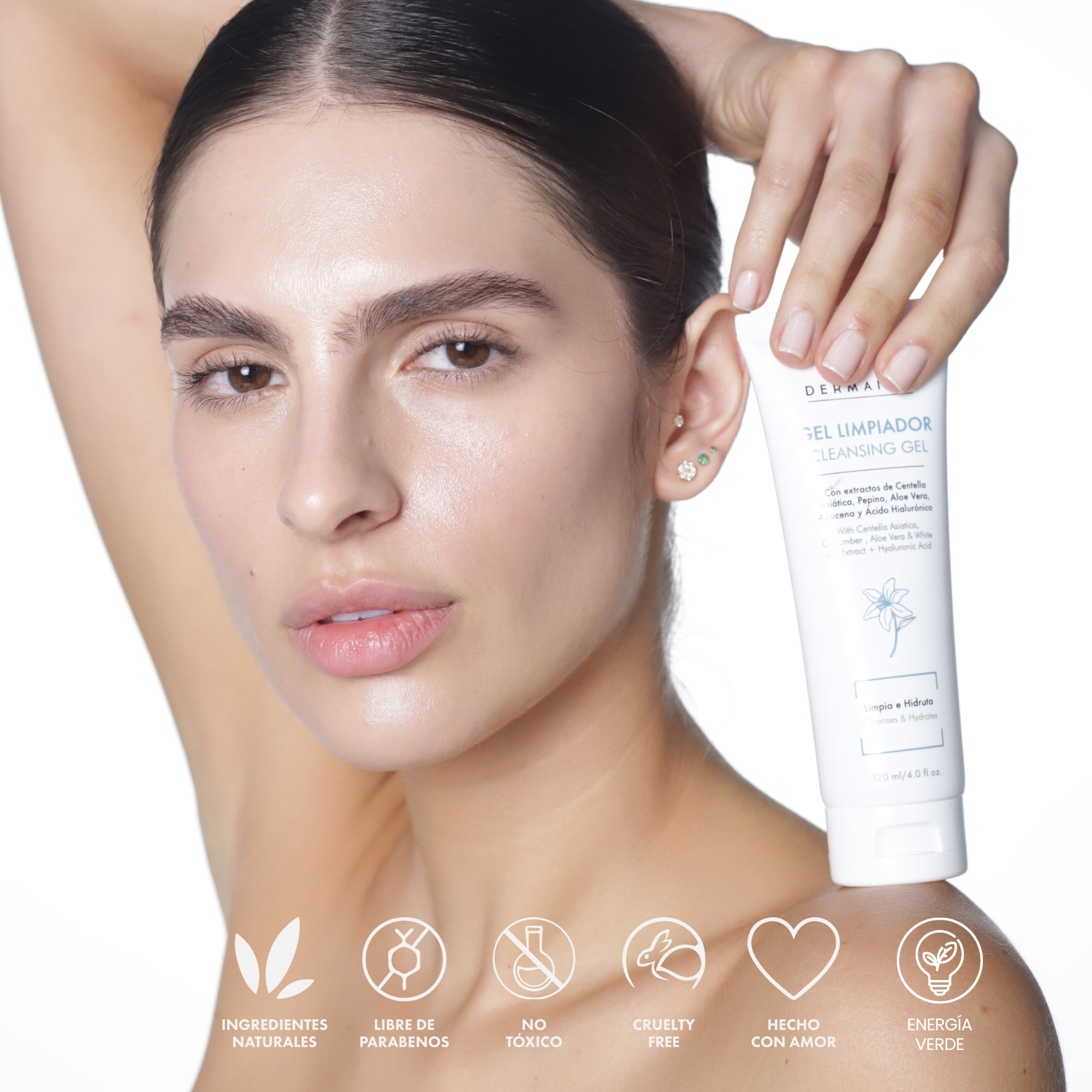 GEL LIMPIADOR CON  ÁCIDO HIALURÓNICO | DERMANAT