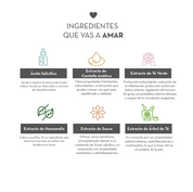 Ingredientes de la Espuma limpiadora equilibrante Dermanat