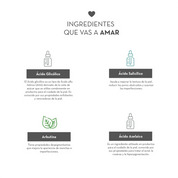 Ingredientes del Glow Tonic Tónico despigmentante para mejorar textura y luminosidad Dermanat