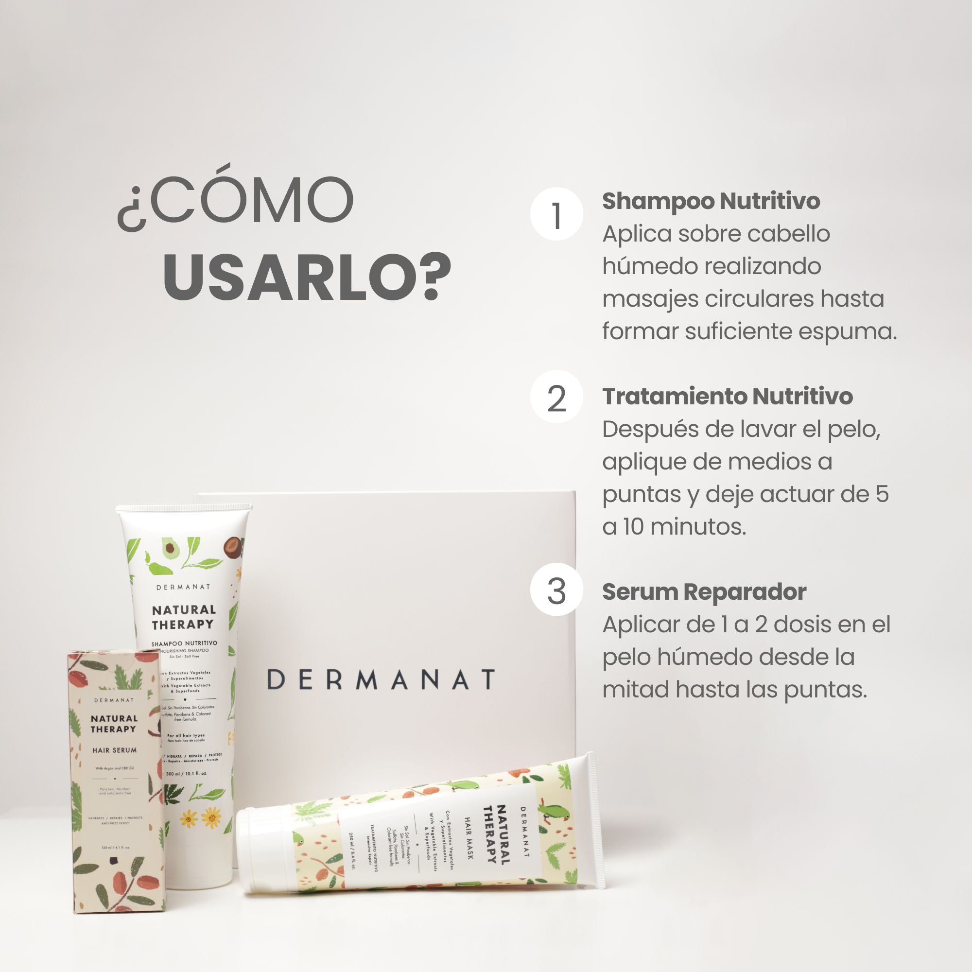 KIT CAPILAR NATURAL THERAPY | DERMANAT