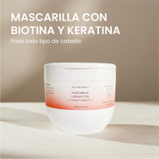 TRATAMIENTO CAPILAR CON BIOTINA Y KERATINA | DERMANAT