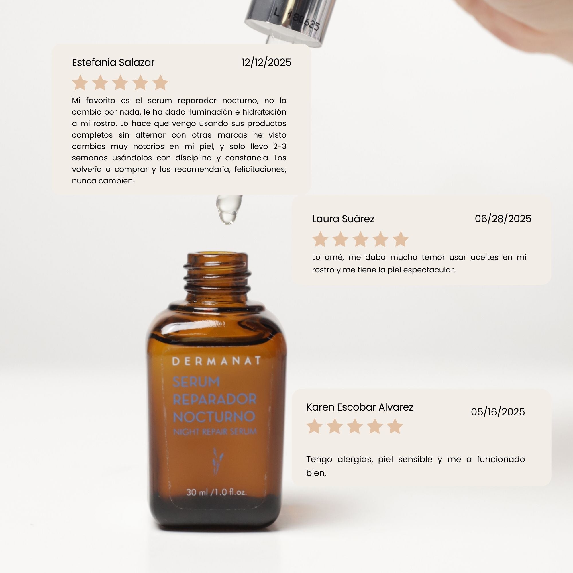 SERUM REPARADOR NOCTURNO | DERMANAT