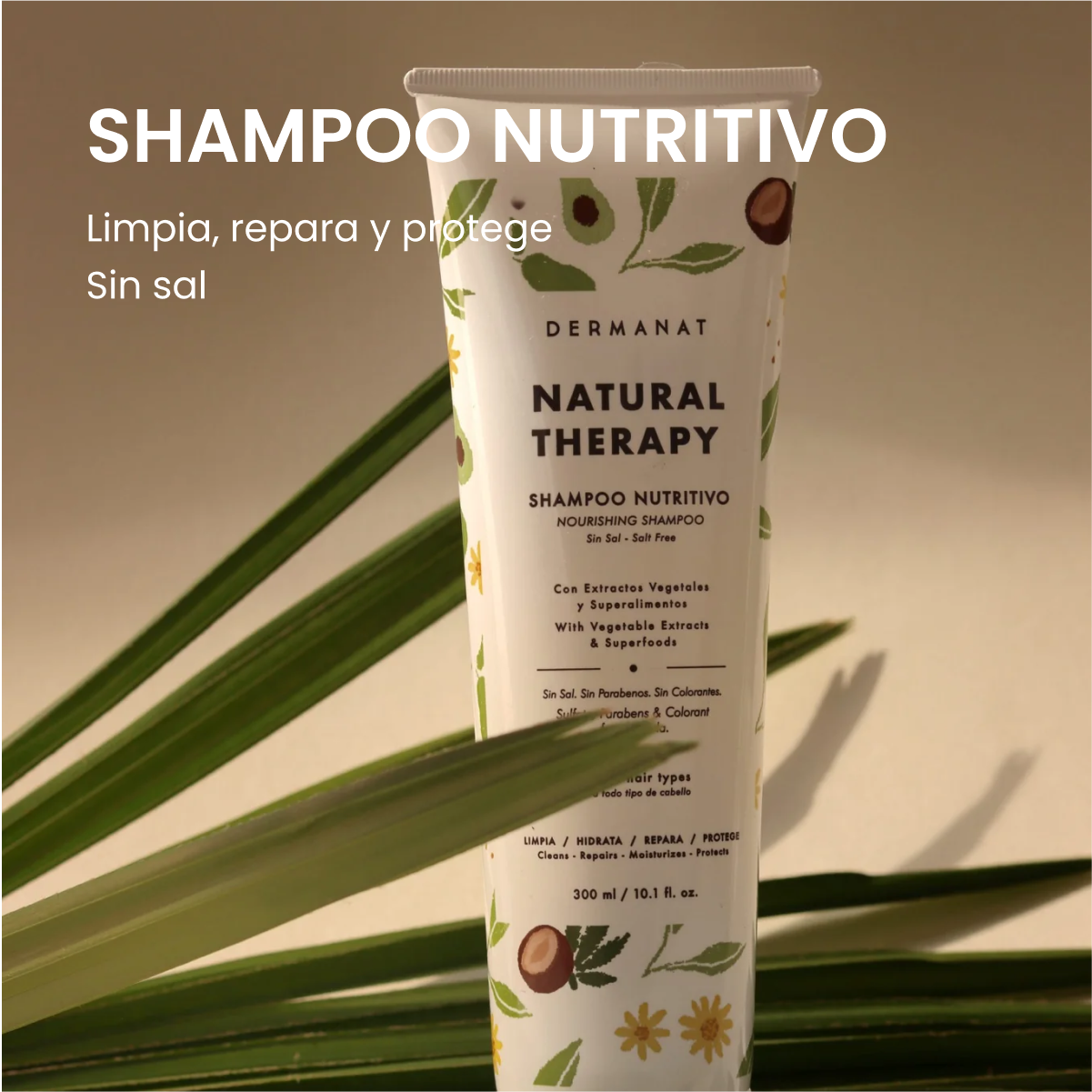 SHAMPOO NUTRITIVO SIN SAL | DERMANAT