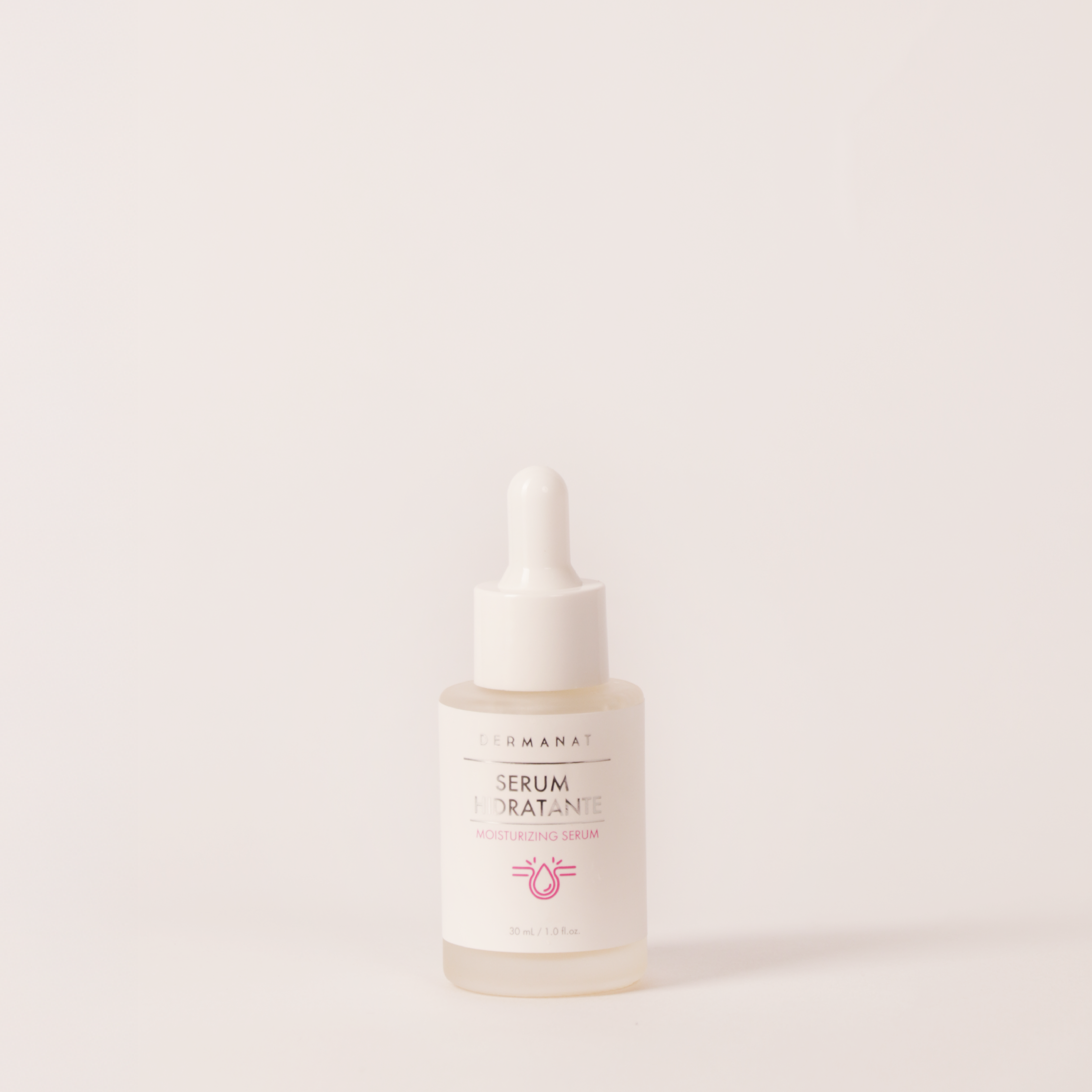 Sérum hidratante con ácido hialurónico y péptidos para piel seca y mixta Dermanat