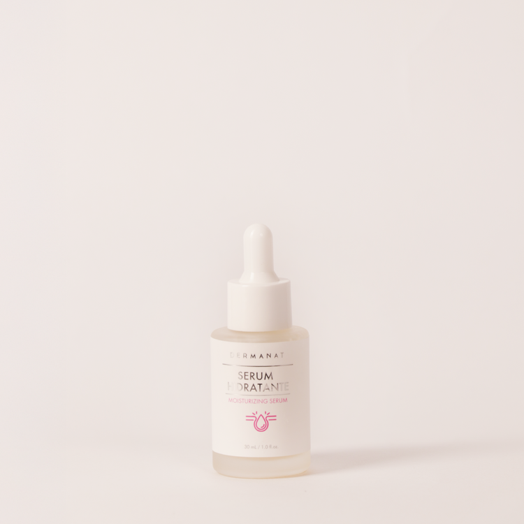 Sérum hidratante con ácido hialurónico y péptidos para piel seca y mixta Dermanat
