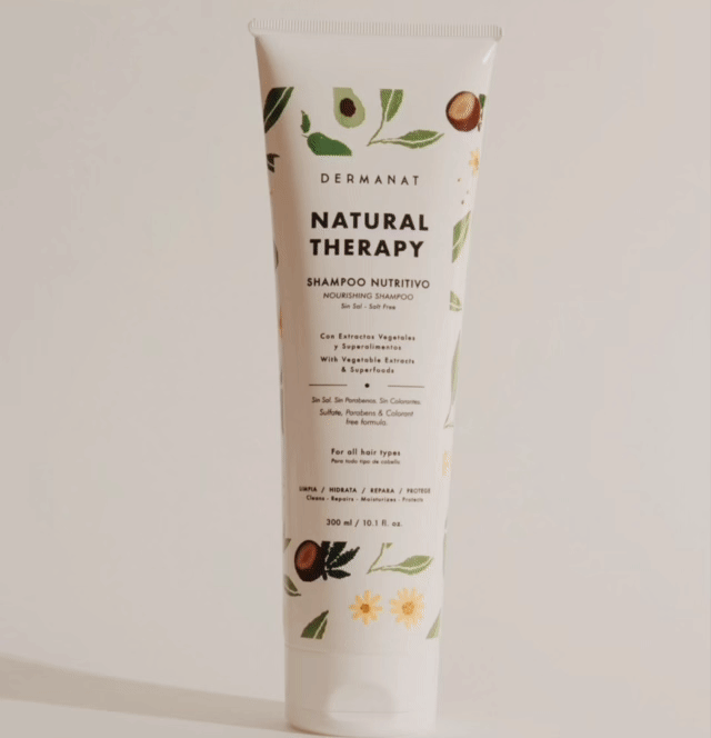 Shampoo nutritivo sin sal stop motion