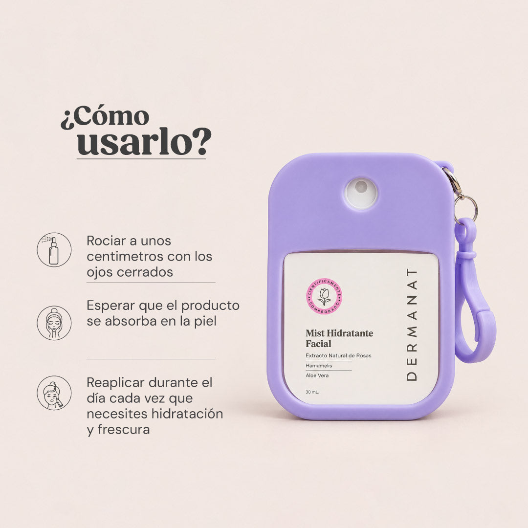 MIST HIDRATANTE FACIAL MINI | DERMANAT