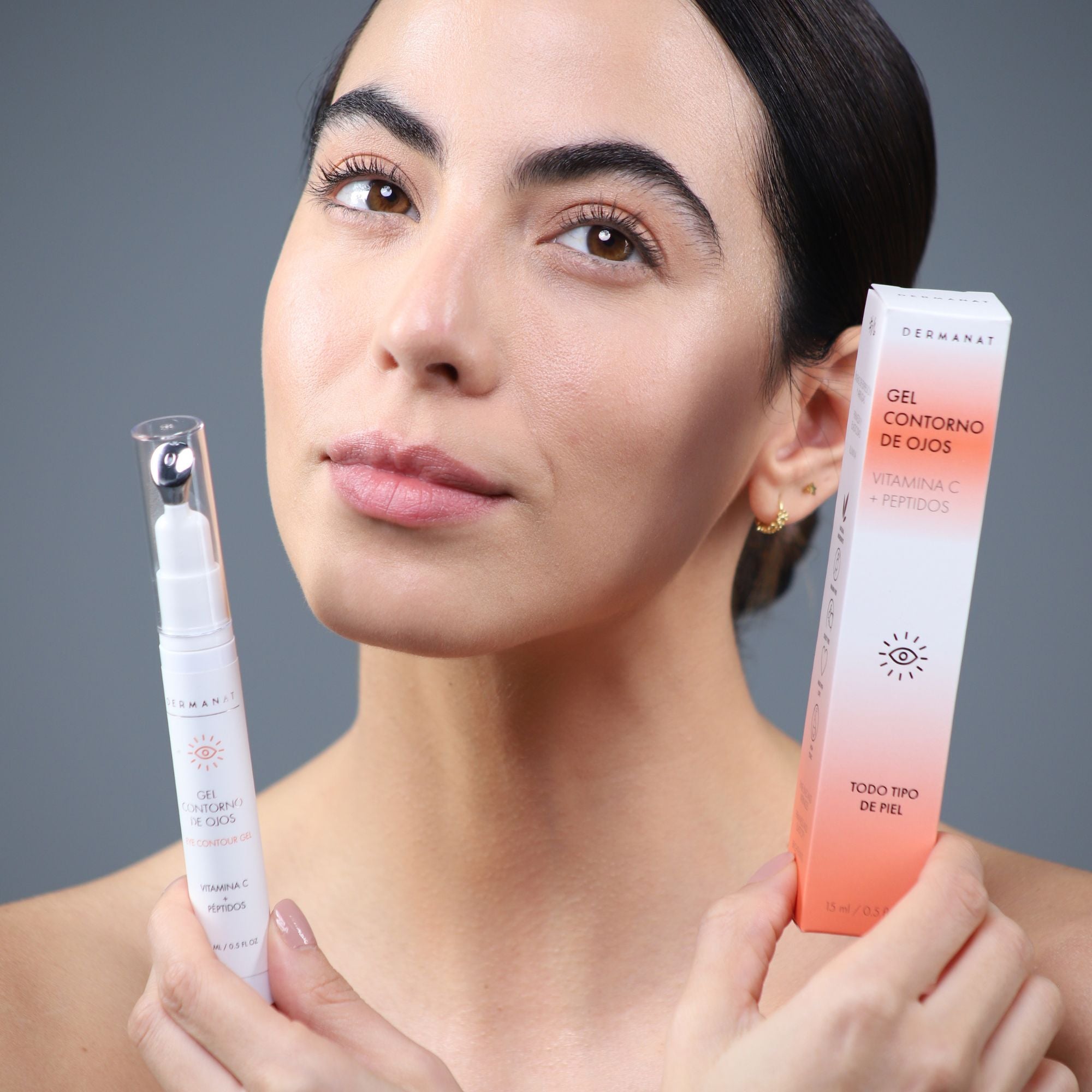 Gel contorno de ojos estimula la producción de colágeno para un contorno de ojos más joven y saludable