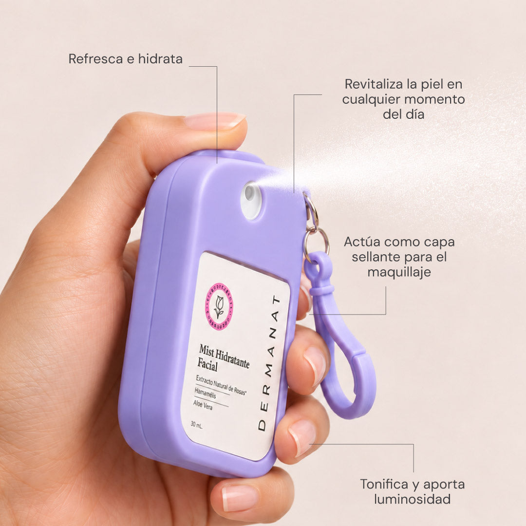 MIST HIDRATANTE FACIAL MINI | DERMANAT